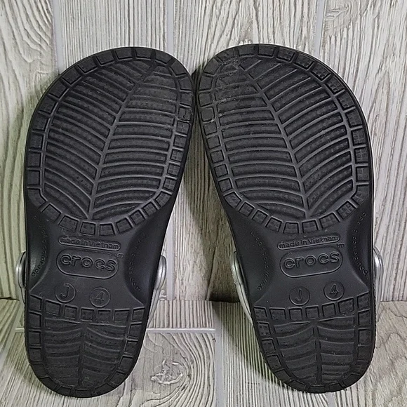 CROCS Kids Shoes in Black with Colorful Accents - Picture 7 of 10